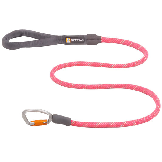Ruffwear Knot-A-Leash Reflective Rope Dog Leash (Fireweed Pink)