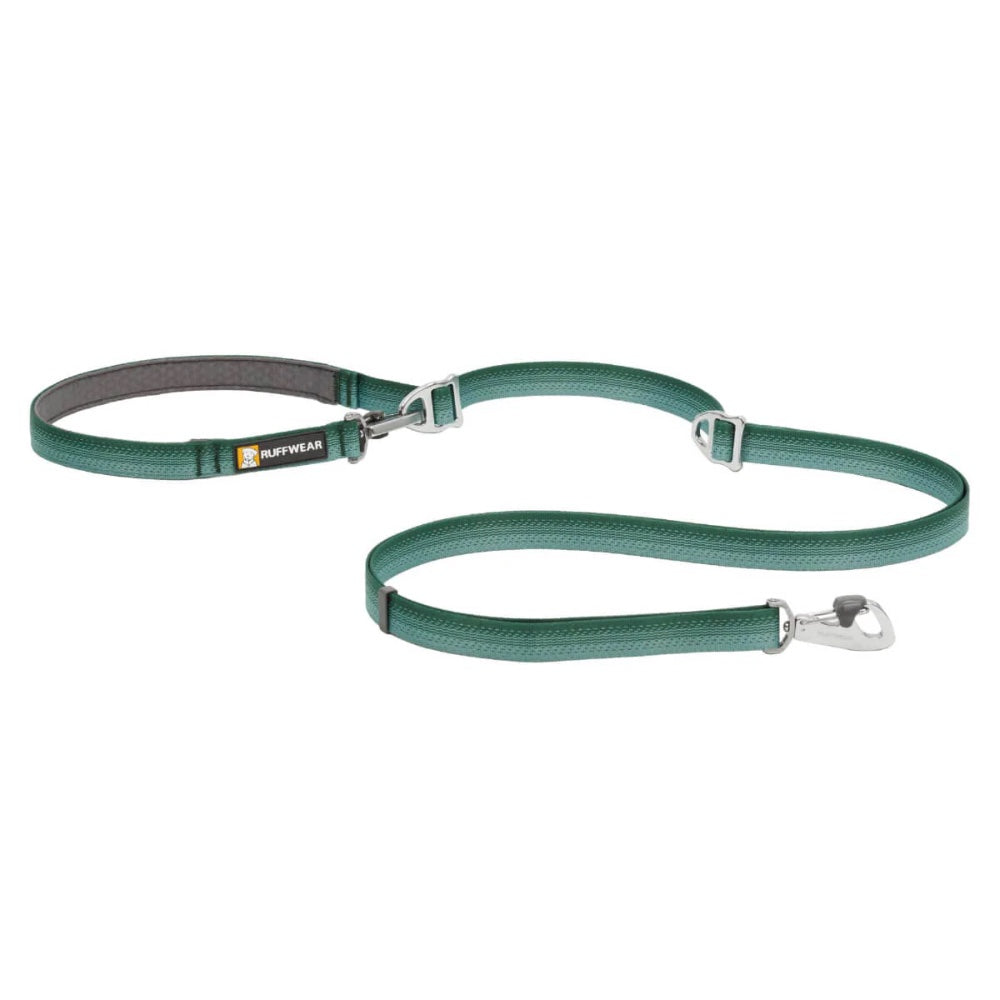 Ruffwear Switchbak Lightweight Multi-Function Dog Leash (River Rock Green)