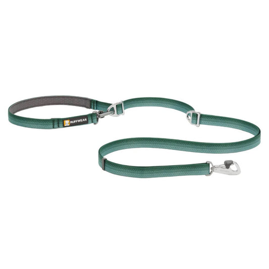 Ruffwear Switchbak Lightweight Multi-Function Dog Leash (River Rock Green)