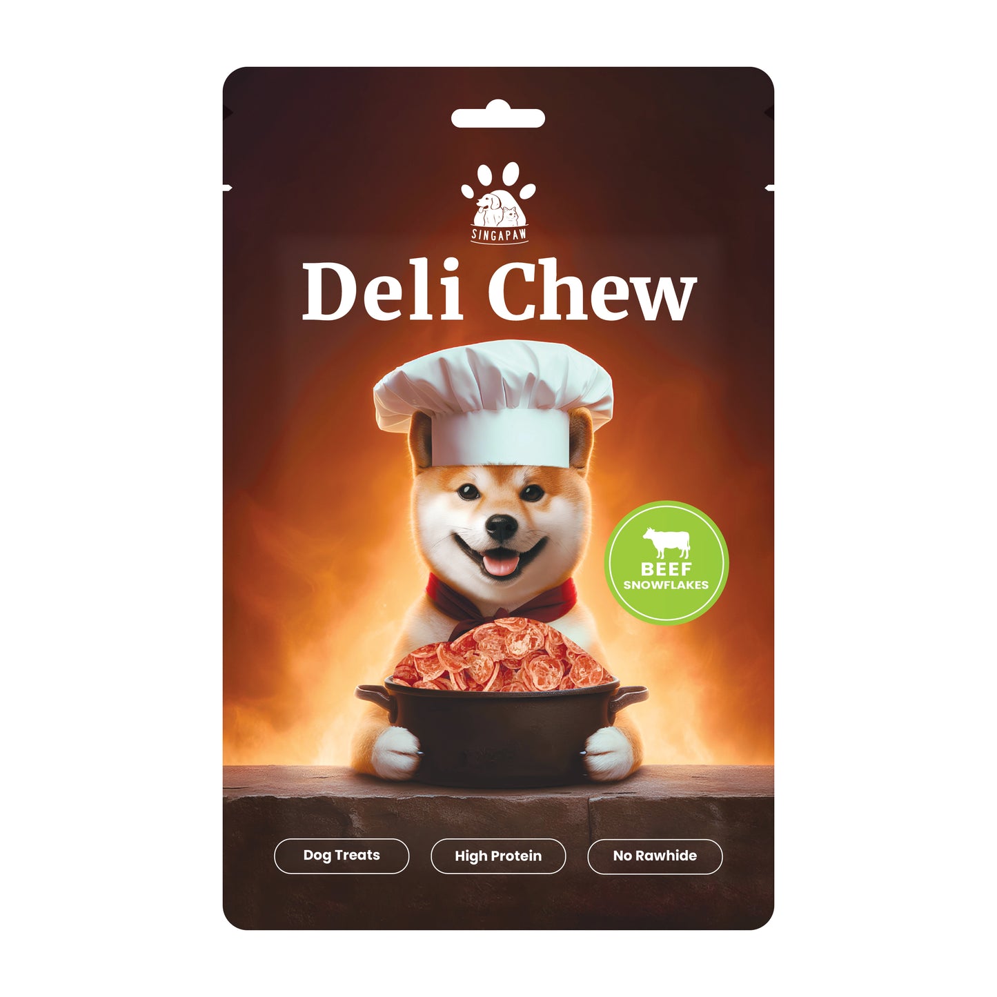 SingAPaw Deli Chew Beef Snowflakes