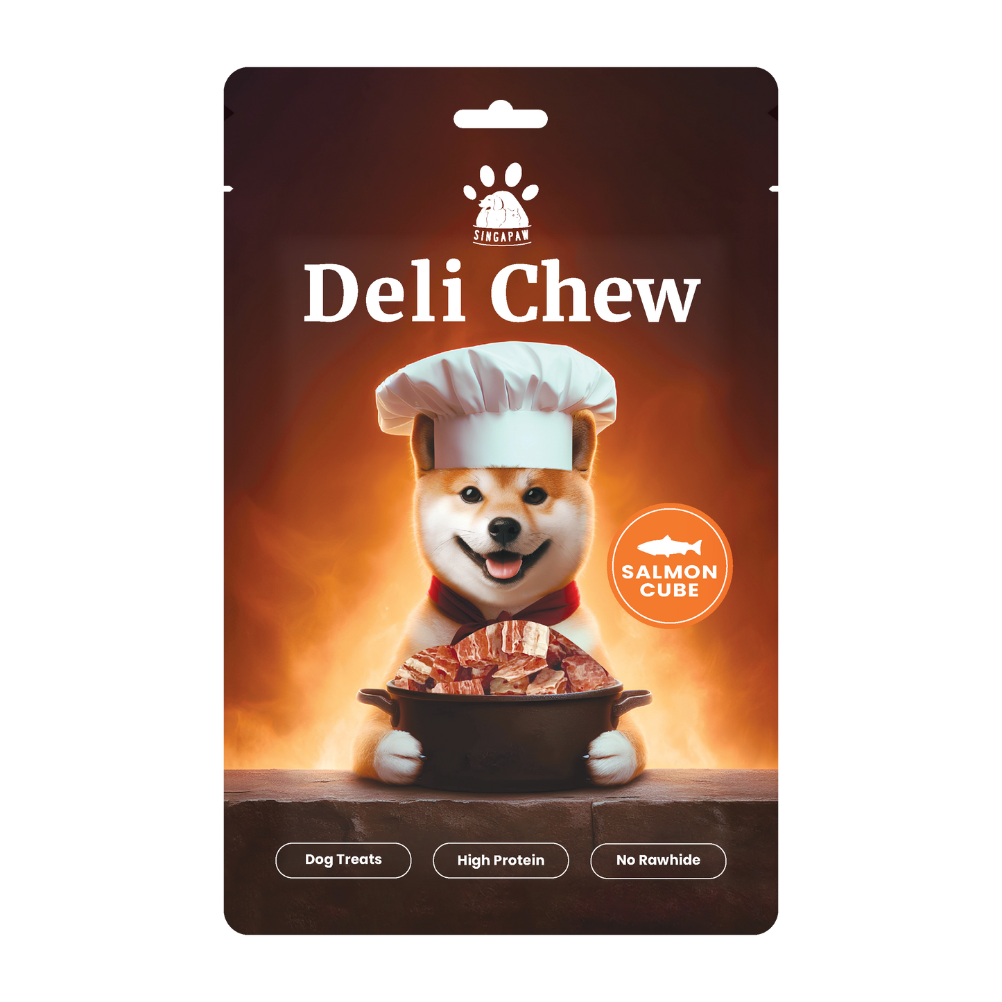 SingAPaw Deli Chew Salmon Cube