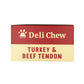 SingAPaw Deli ChewTurkey & Beef Tendon Twisted (L) Carton / Box