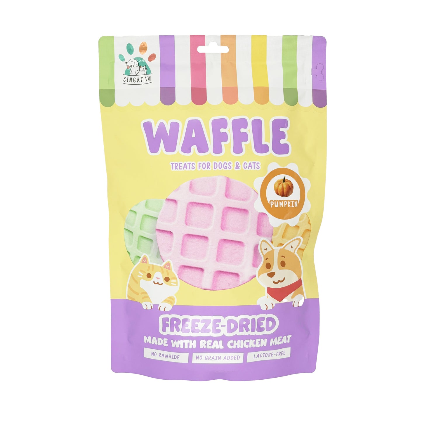 SingAPaw Freeze-Dried Waffle Pumpkin