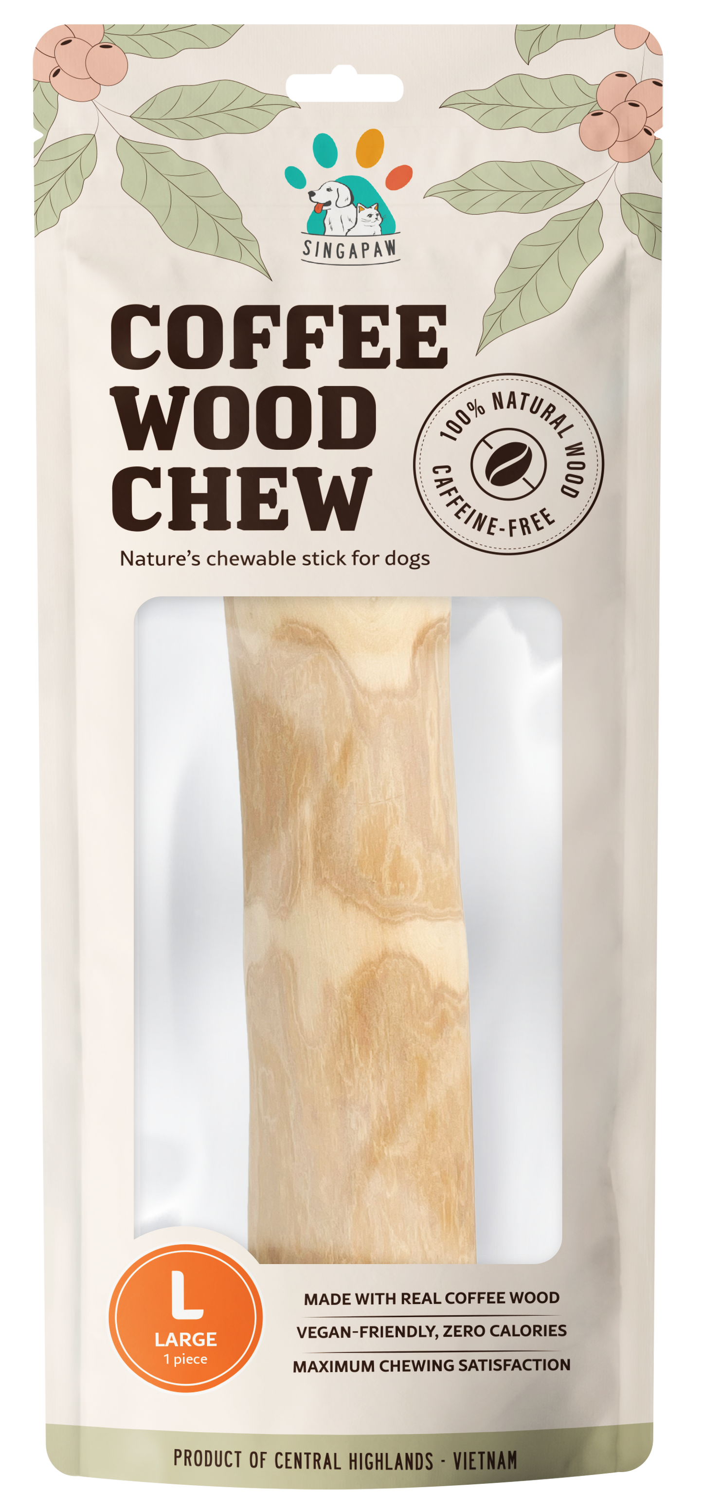SingAPaw Coffee Wood Chew