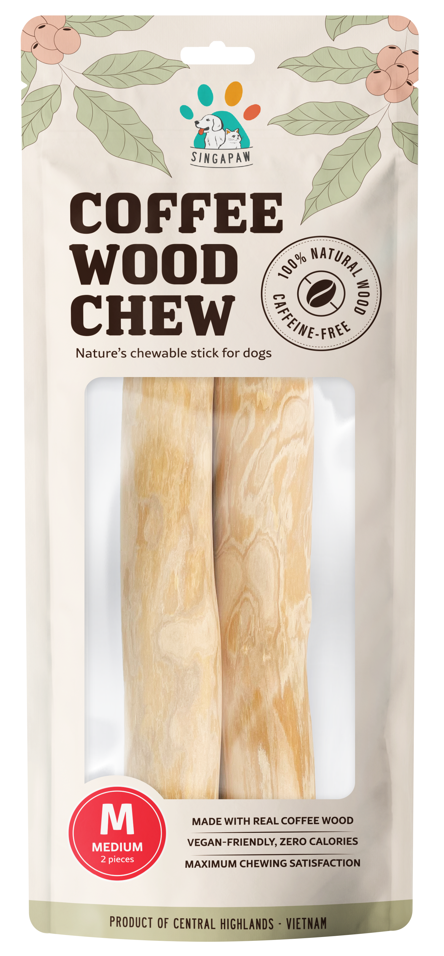 SingAPaw Coffee Wood Chew