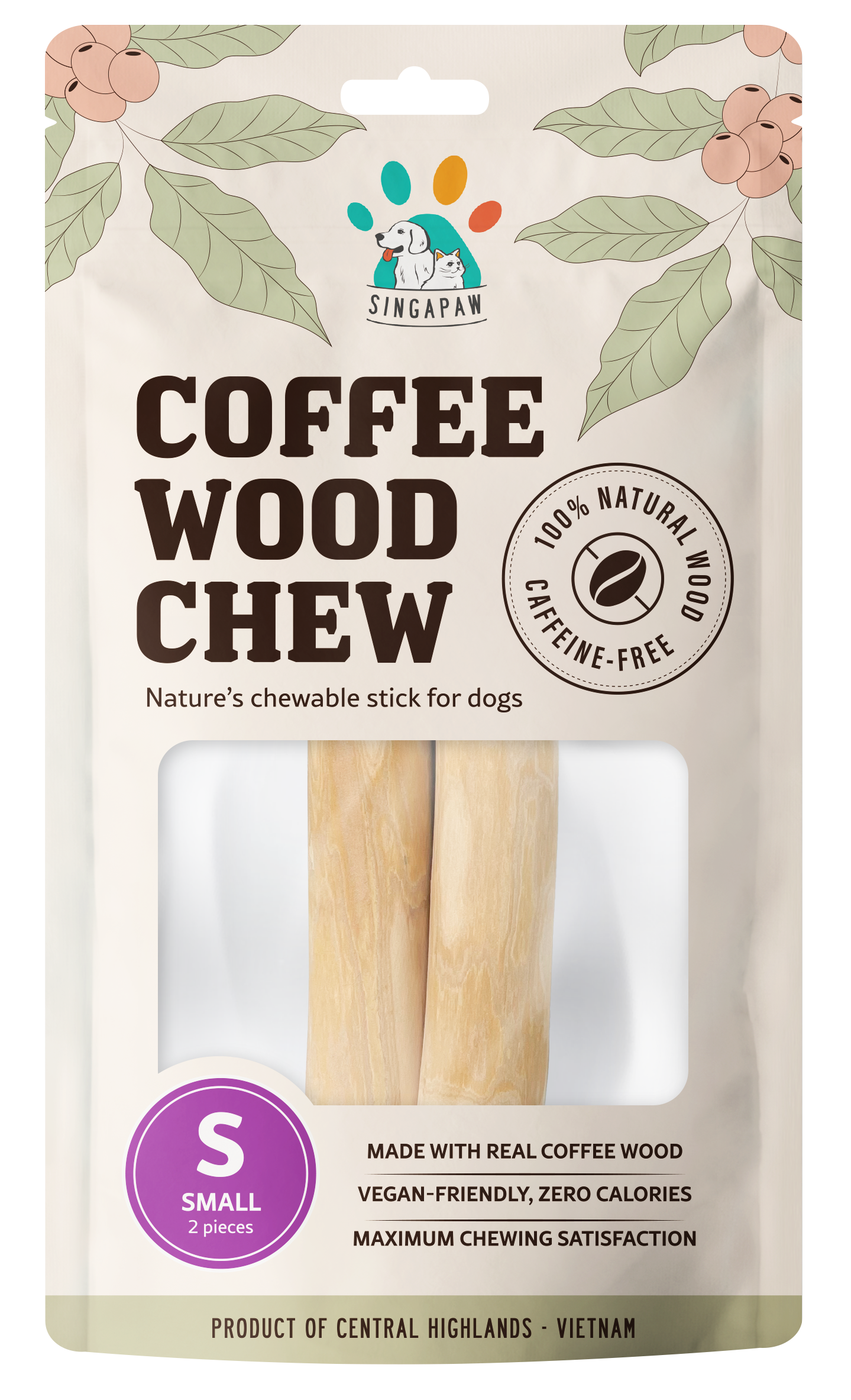 SingAPaw Coffee Wood Chew