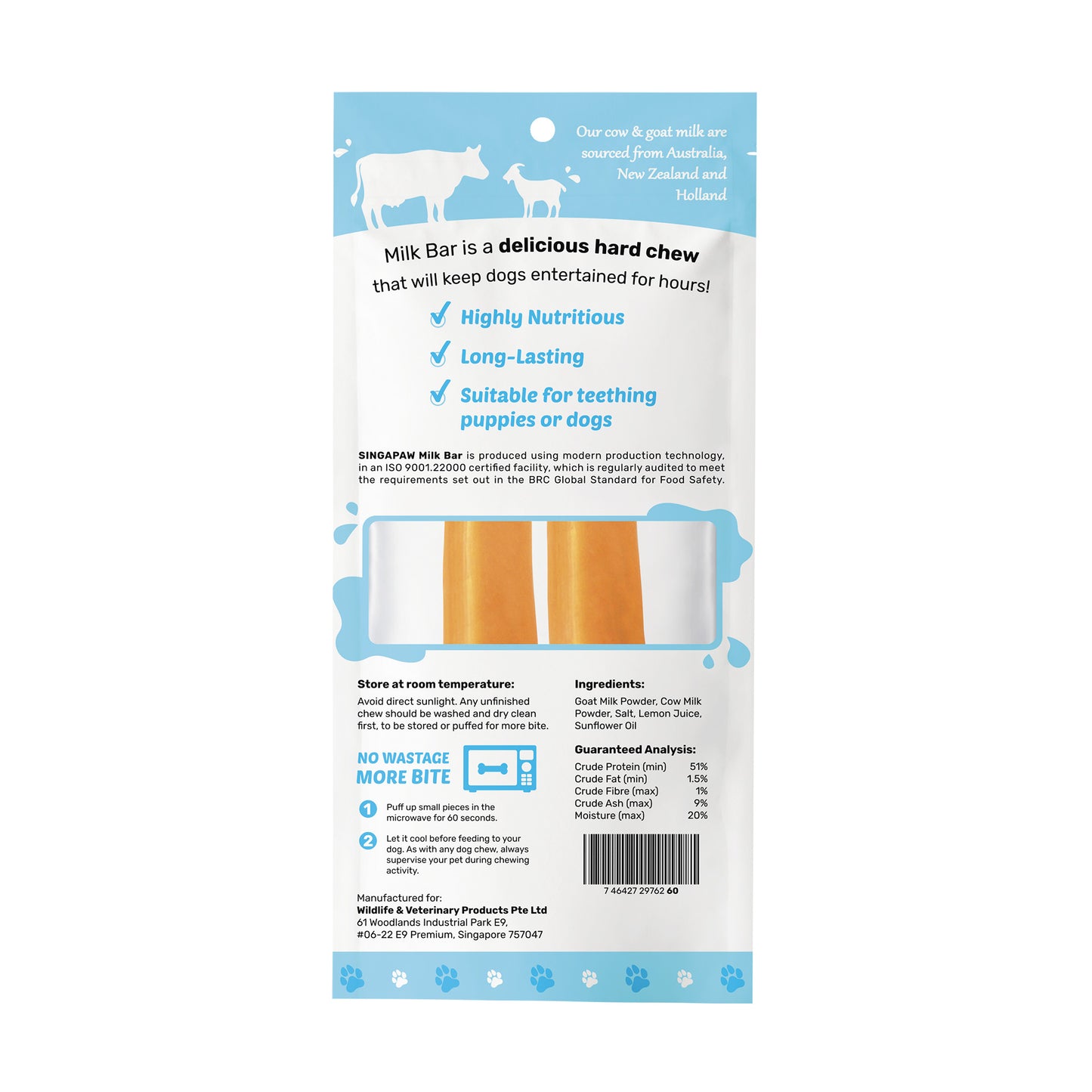 SingAPaw Milk Bar With Goat Milk (Original)