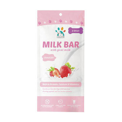 SingAPaw Milk Bar With Goat Milk (Strawberry)
