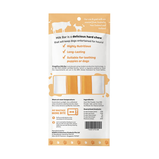 SingAPaw Milk Bar With Goat Milk (Peanut)