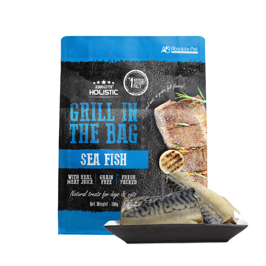 Absolute Holistic Grill In The Bag Natural Treats - Sea Fish