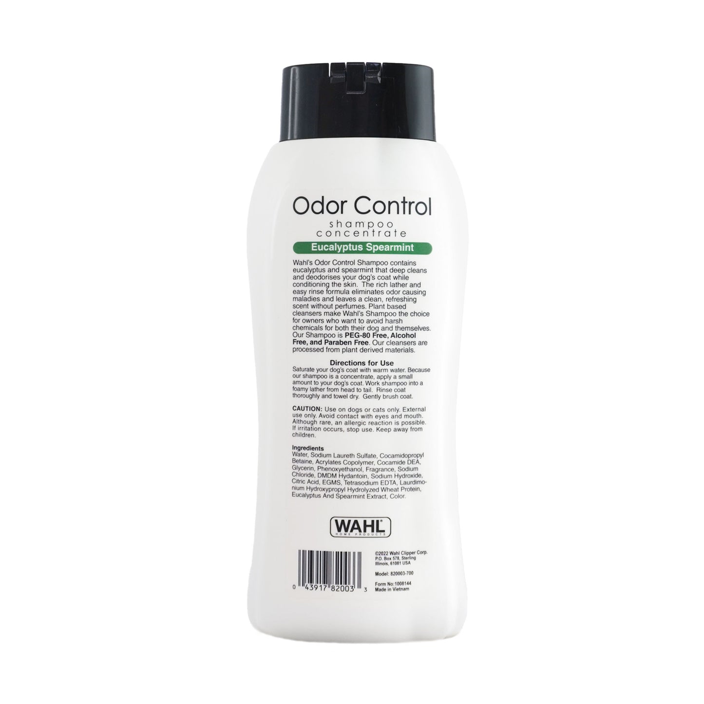 Wahl Dog Odor Control Shampoo