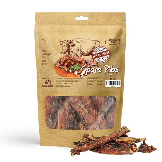 Absolute Bites Single Ingredient Air Dried Treats - Spare Ribs