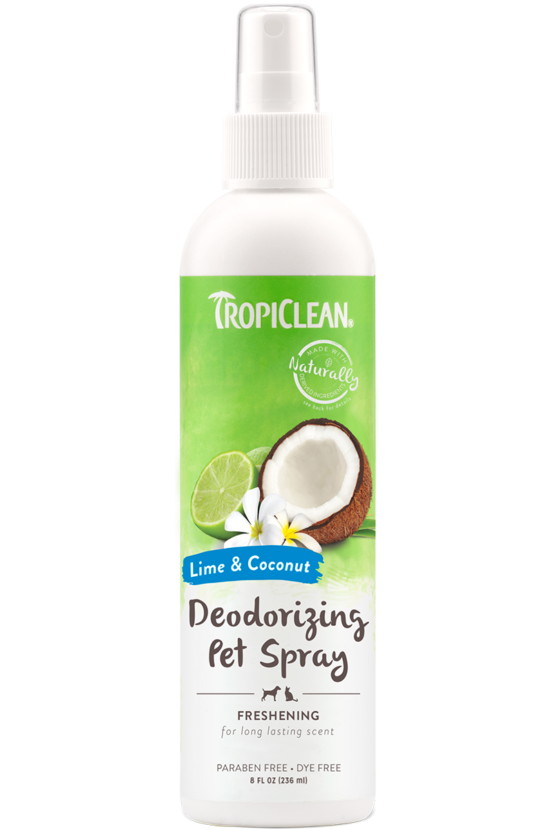 Tropiclean Lime & Coconut Deodorizing Pet Spray 8oz