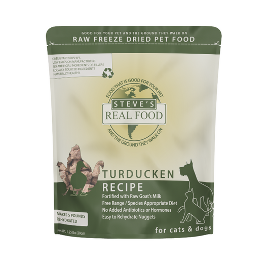 Steve's Real Food Freeze Dried Raw 20oz - Turducken