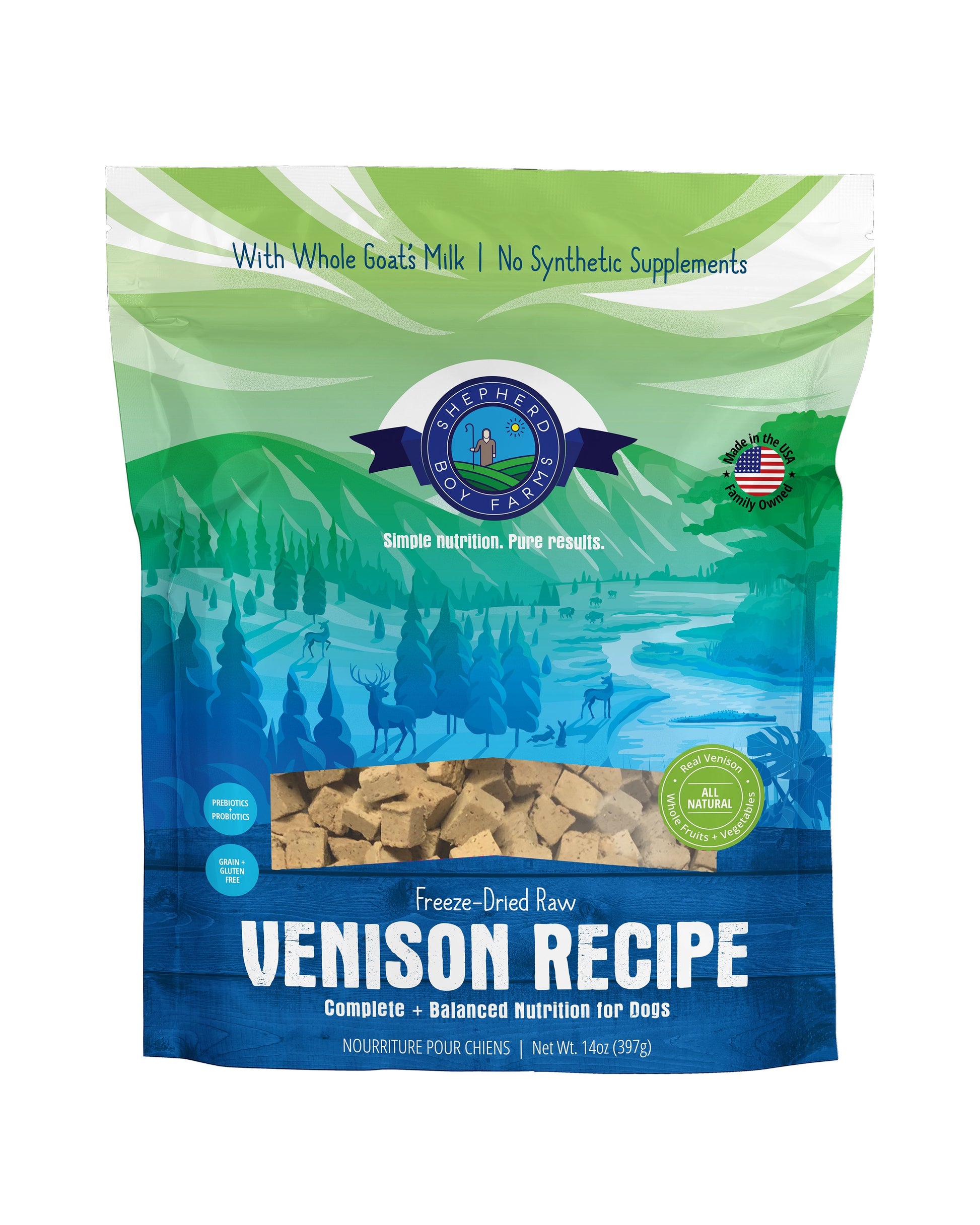 SBF Freeze Dried Venison Recipe 14oz
