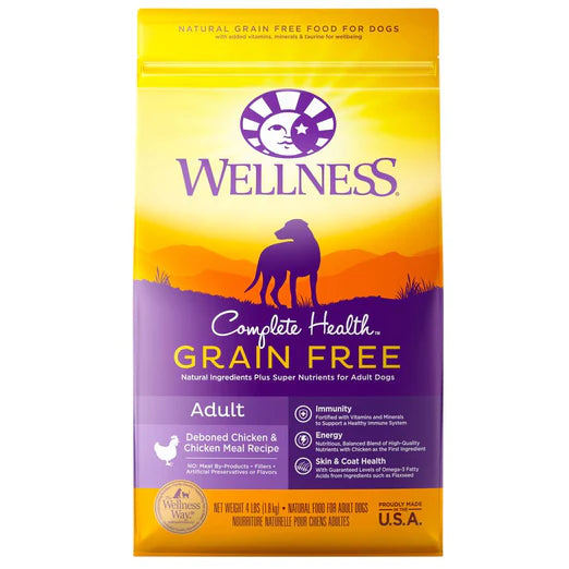 Wellness Dog Complete Health Grain Free Adult Chicken [4lb/24lb]