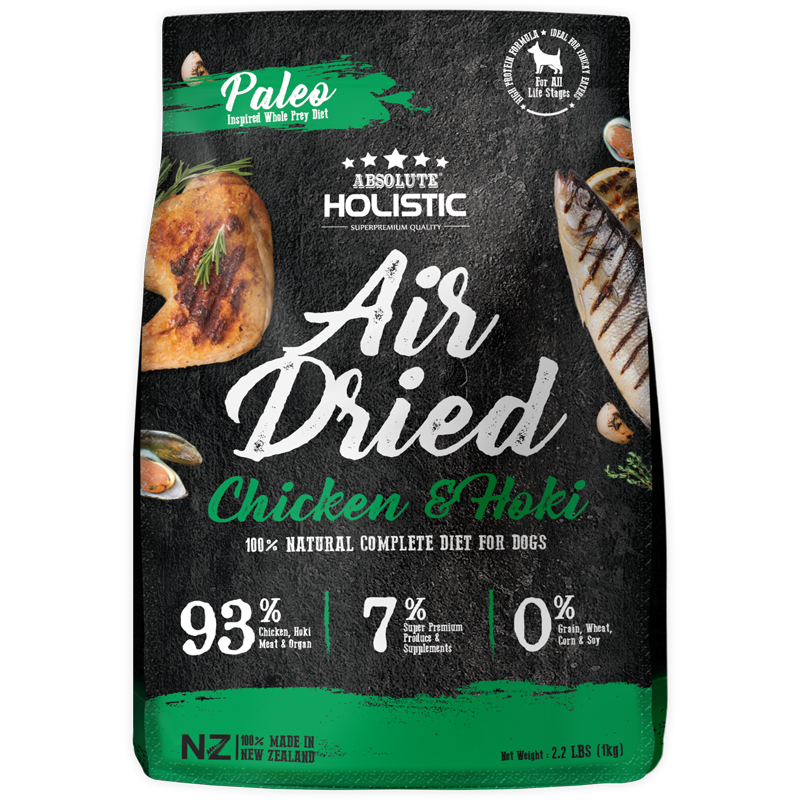 Absolute Holistic Air Dried Chicken & Hoki 1kg