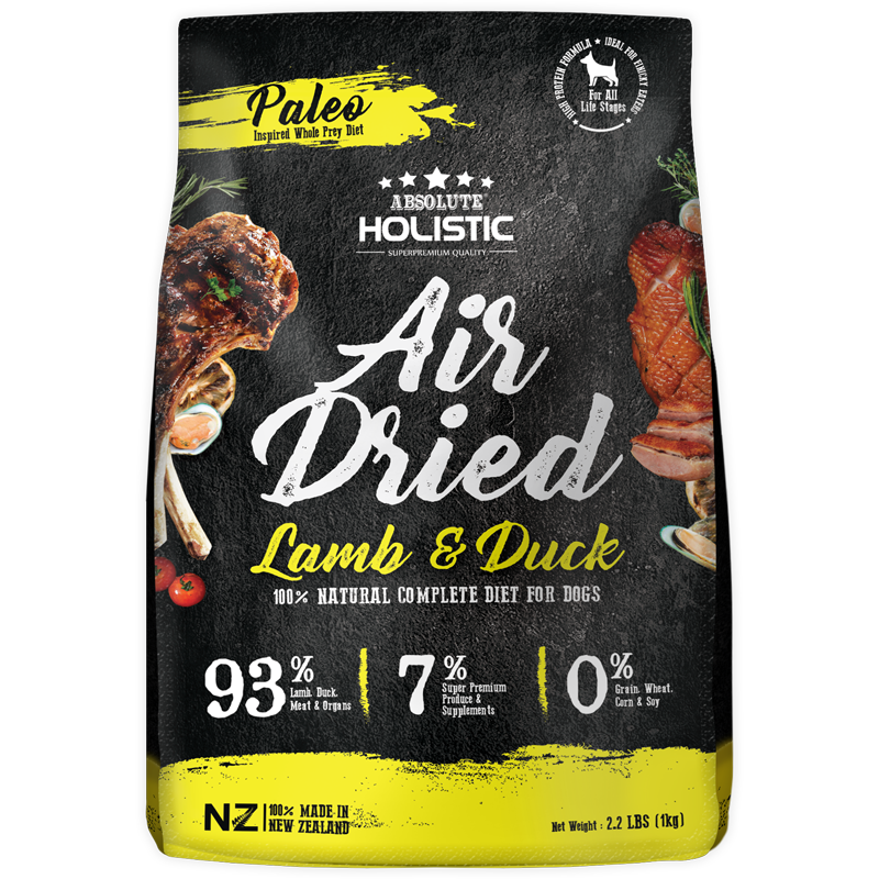 Absolute Holistic Air Dried Lamb & Duck 1kg