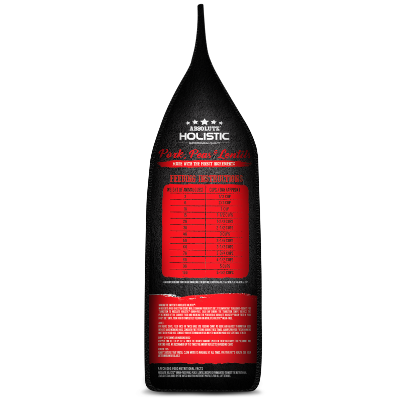 Absolute Holistic Grain Free Pork & Peas Dog Dry Food