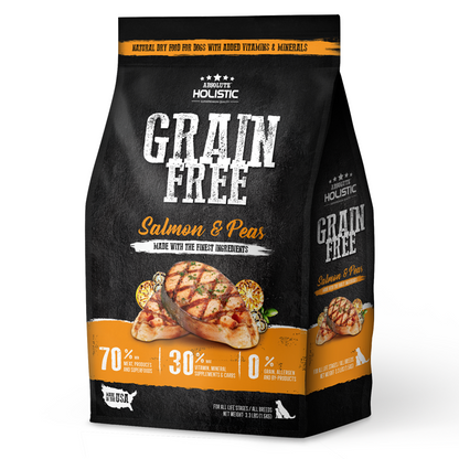 Absolute Holistic Grain Free Salmon & Peas Dog Dry Food