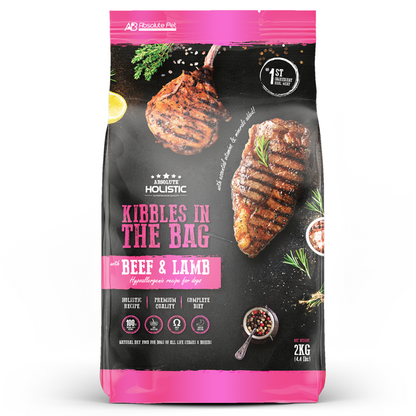 Absolute Holistic Kibbles In The Bag Beef and Lamb