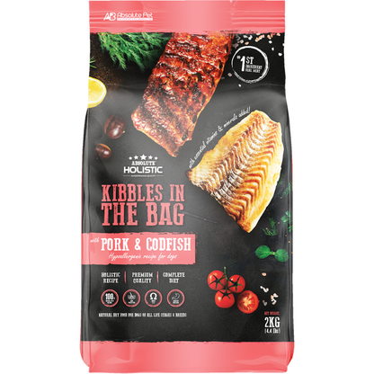 Absolute Holistic Kibbles In The Bag Pork and Codfish