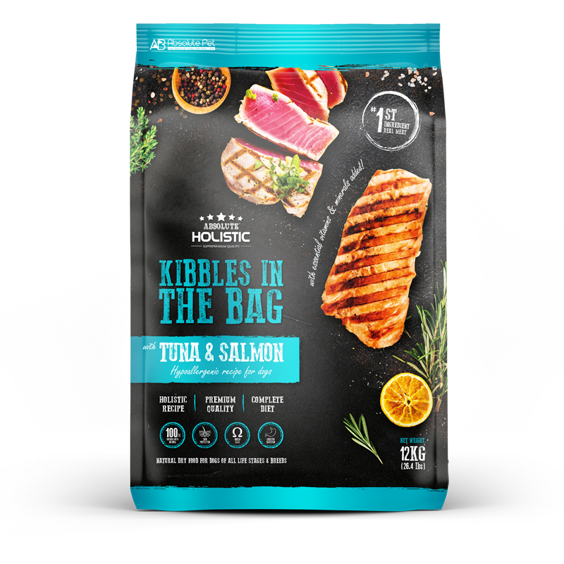 Absolute Holistic Kibbles In The Bag Tuna & Salmon