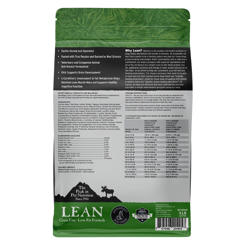 Annamaet Grain-Free Lean