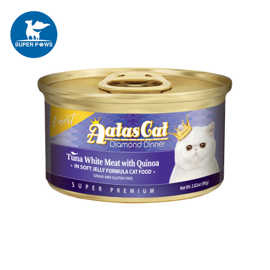 [Bundle of 24] Aatas Cat Finest Diamond Dinner 80g - Tuna with Quinoa