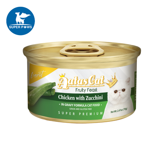 [Bundle of 24] Aatas Cat Finest Fruity Feast 70g - Chicken with Zucchini
