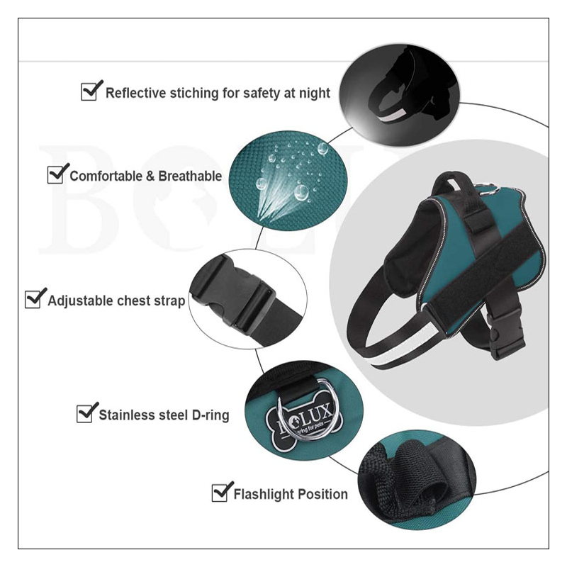 No-Pull Reflective Easy On Harness
