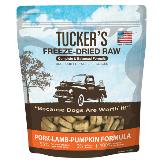 Tuckers Pork Lamb Pumpkin 14oz - Expiry 23 Jan 2025