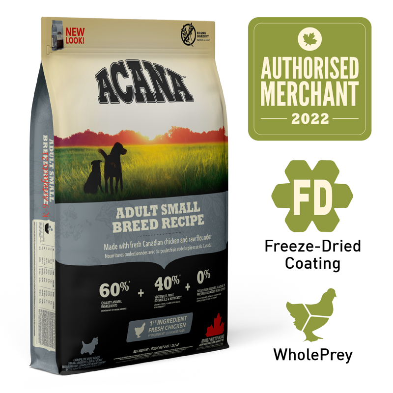 ACANA Freeze-Dried Coated Adult Small Breed Recipe