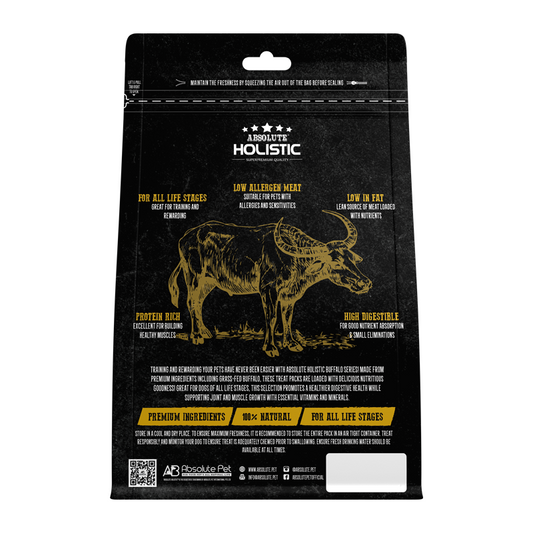 Absolute Holistic Premier Dog Treats - Buffalo Crisps