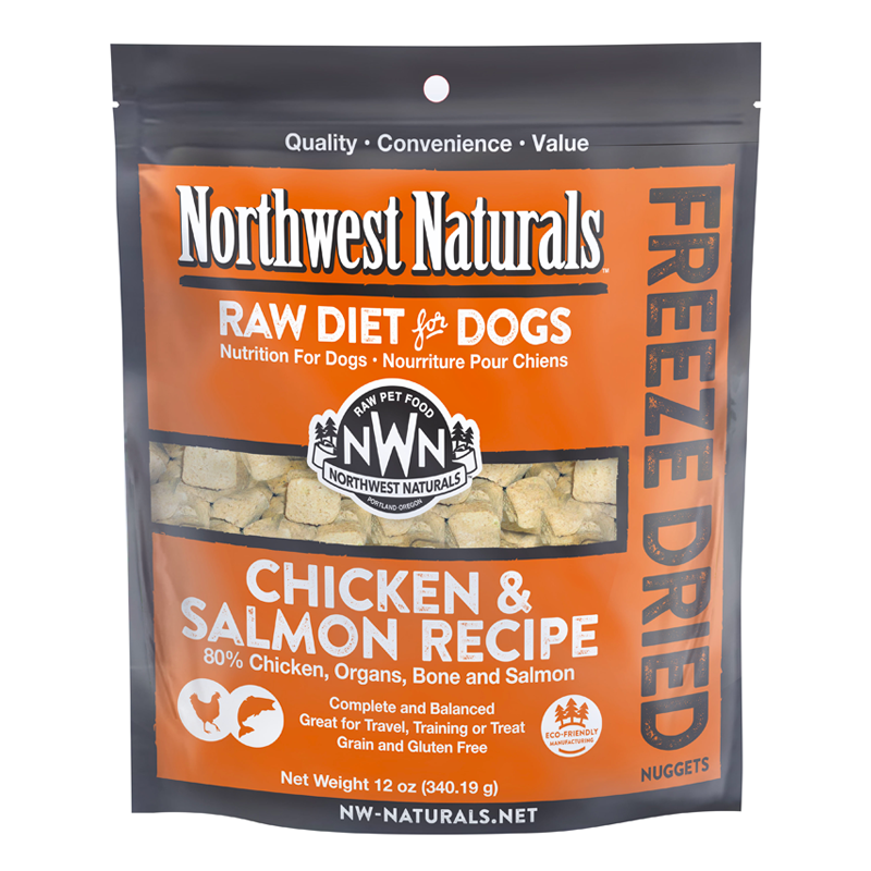 Northwest Naturals Chicken & Salmon Freeze Dried Nuggets 12oz