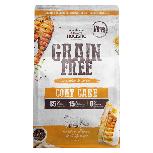 Absolute Holistic Grain Free Dry Cat Food - Coat Care