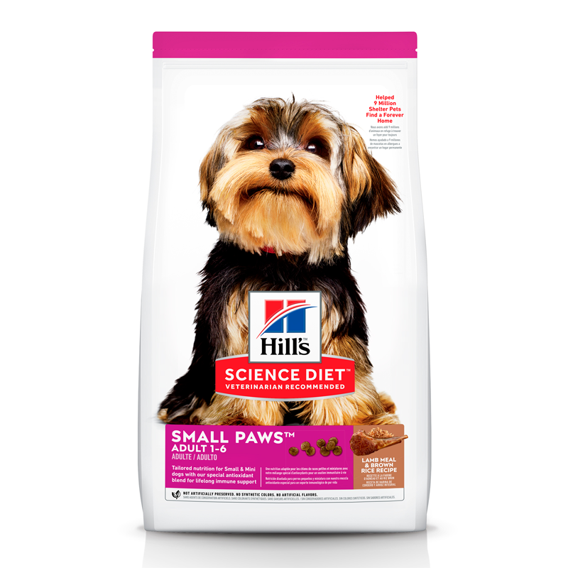 Hill's Science Diet Small Paws Adult Lamb & Rice