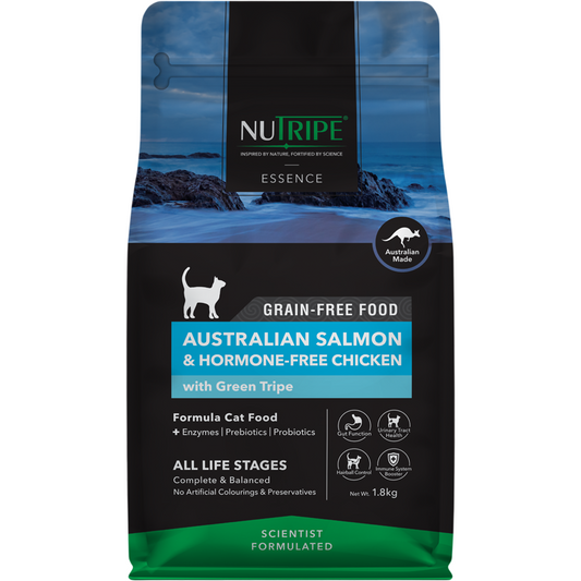 Nutripe Essence Cat Australian Salmon & Hormone-Free Chicken with Green Tripe