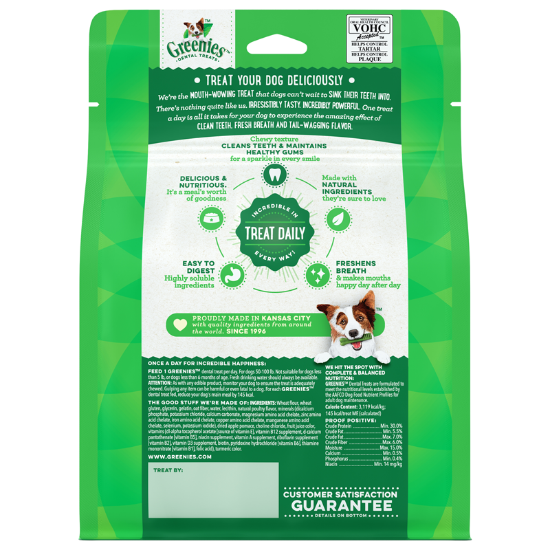 Greenies Large Dental Dog Treats