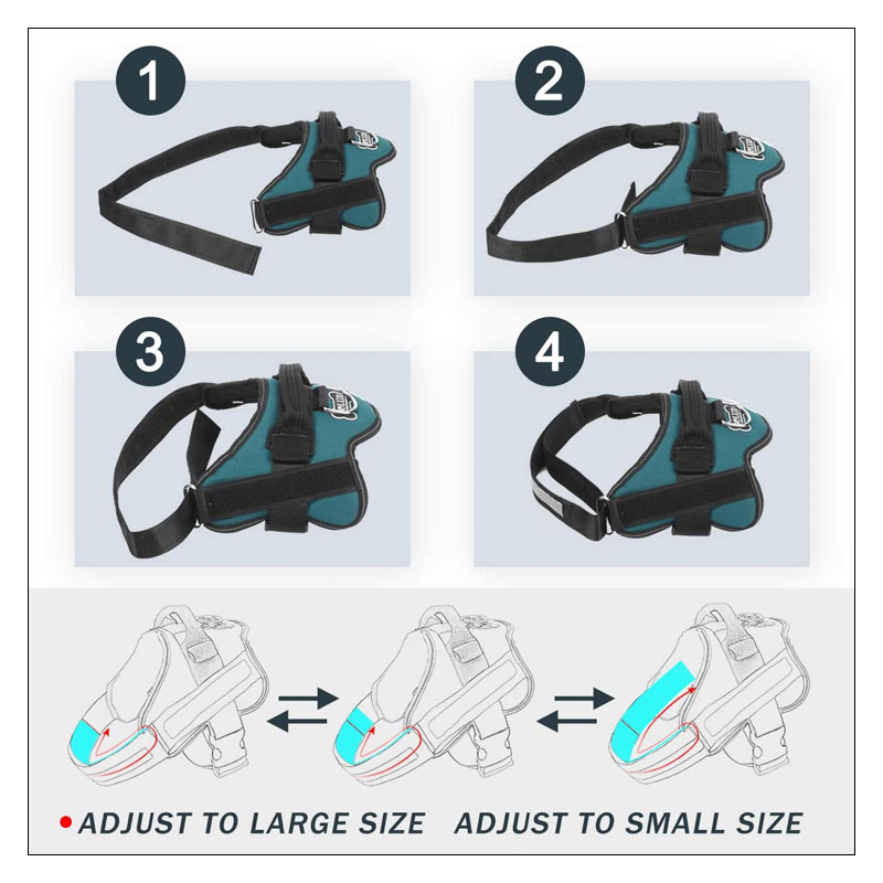 No-Pull Reflective Easy On Harness