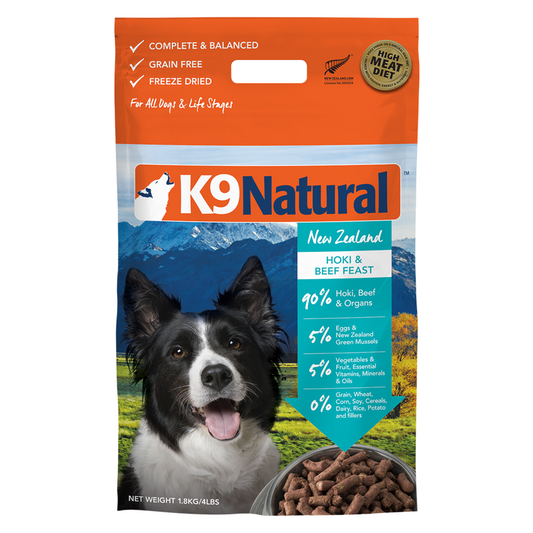 K9 Natural Freeze Dried - Hoki and Beef [2 Sizes]