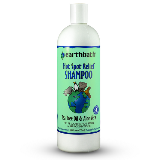 EarthBath Hot Spot Relief Tea Tree Oil and Aloe Vera Shampoo