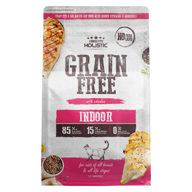 Absolute Holistic Grain Free Dry Cat Food - Indoor