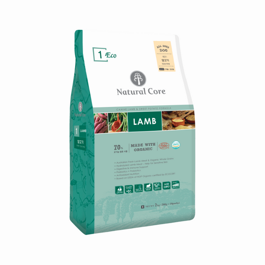 Natural Core Organic Lamb & Sweet Potato Dry Dog Food
