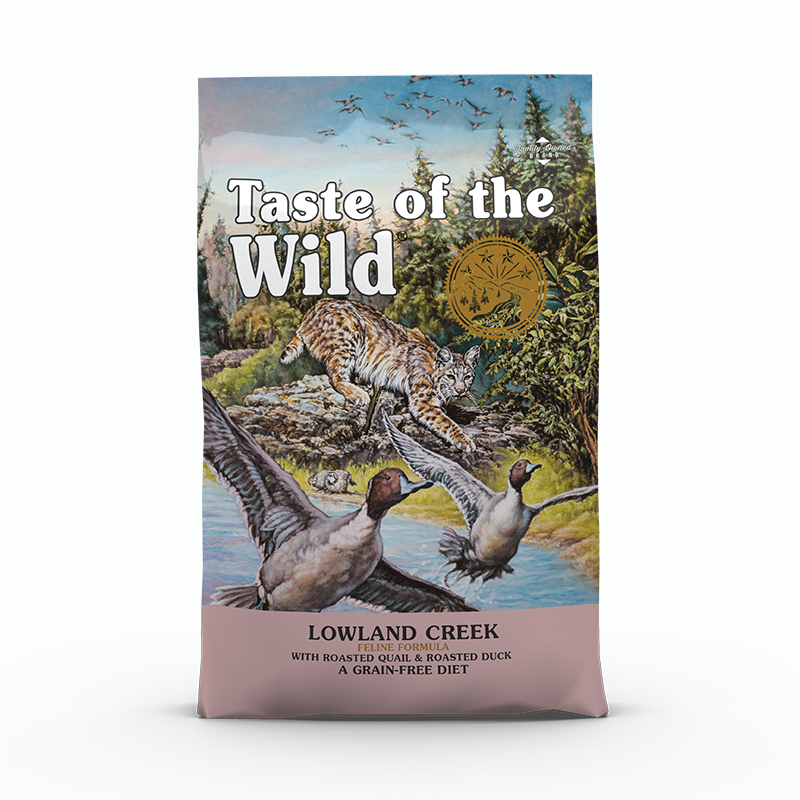 Taste Of The Wild Lowland Creek Roasted Quail & Roasted Duck Feline Dry Cat Food