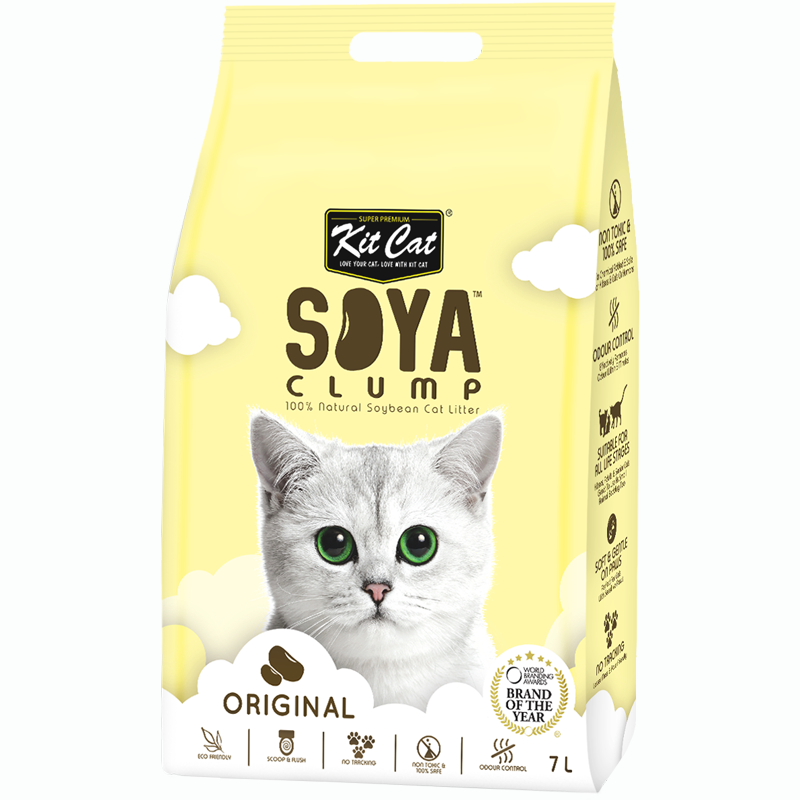 Kit Cat Soya Clump Cat Litter 7L (Original)