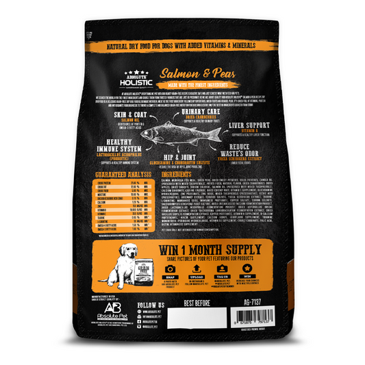 Absolute Holistic Grain Free Salmon & Peas Dog Dry Food