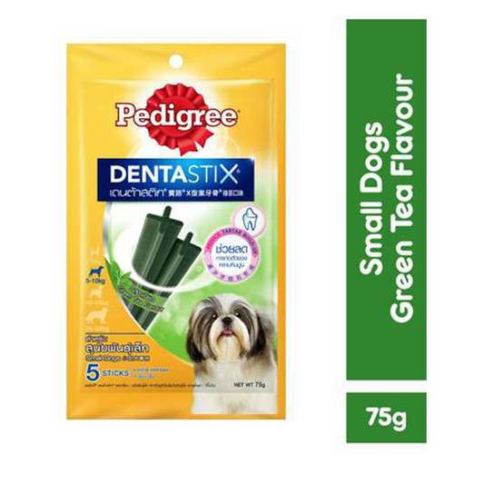 Pedigree DentaStix Dental Chew for Small Dog (GreenTea) 75g