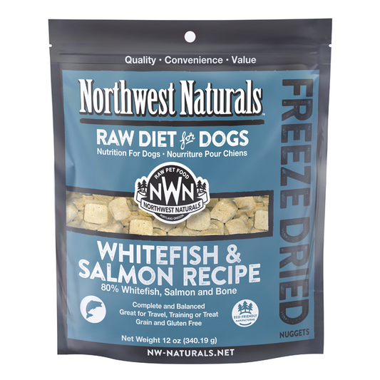 Northwest Naturals WhiteFish & Salmon Freeze Dried Nuggets 12oz
